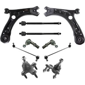 TRQ Front Steering & Suspension Kit Compatible with 2012-2018 Volkswagen Beetle 12-19 Passat
