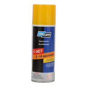 CECCORP Super Glue Accelerator C-Set, 400 ml (13.5 fl oz), Speed up Drying Time of CA Glues