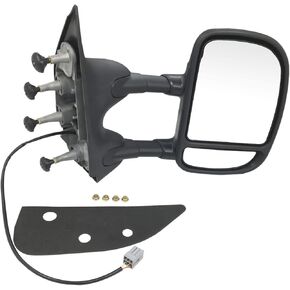 PartsFlow 2Pcs Power Folding Mirrors For 2009-2016 Ford E-350 Super Duty/E-450 Super Duty/E-150/E-250/Econoline Van FO1320329, FO1321329