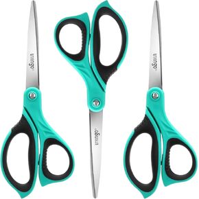 LIVINGO Sharp Scissors All Purpose: 36 Pack of Scissors Bulk Heavy Duty Multipurpose Cutting Fabric Wrapping Paper Sewing Craft for Office Middle High School Home, 8.5 Inch