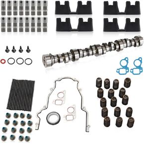 Truck Stage 2 Camshaft Springs Kit with Pushrods, LS7 Lifter Kit, Gaskets and Seals Compatible with LS 4.8 5.3 5.7 6.0 6.2 LS1 LS2 LS3 LS7 LS6 LQ4 LQ9 LY5 LY6 LM7 1997-2007