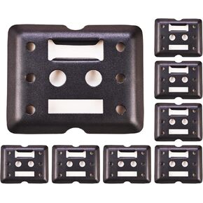 JCD 8 Pack E- Track Tie Down لوحات مقطورة صغيرة مرساة للسقاطة والشاحنات