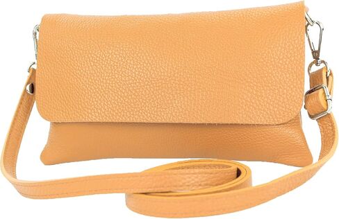 T226 - Italian leather clutch shoulder bag small in Saudi Arabia