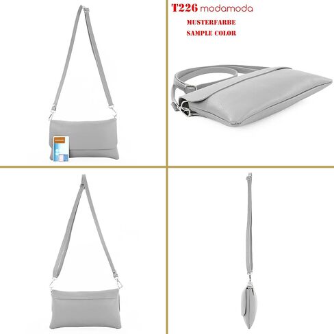 T226 - Italian leather clutch shoulder bag small in Saudi Arabia