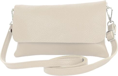 T226 - Italian leather clutch shoulder bag small in Saudi Arabia