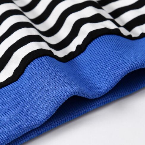 Toddler Girl Sweatshirt Long Sleeve Striped Pullover Top Fall Winter Outfits 1-5T in Saudi Arabia