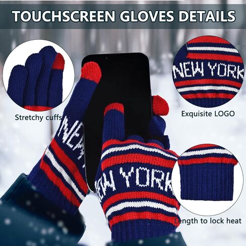 Vintage Classic Skull Cap Beanie Hat Cuffed Winter Hat Knit Comes with Warm Gloves Scarf Gifts for Men Women Fans in Saudi Arabia