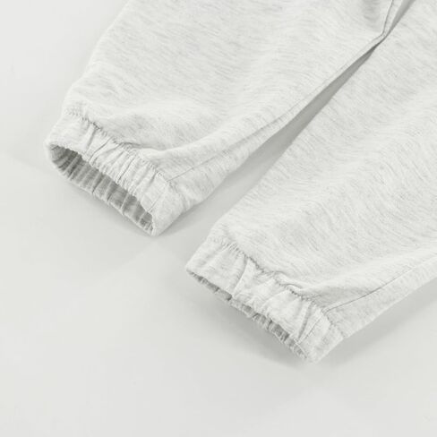 Toddler Boy or Girl Outfits Long Sleeve Plain Crewneck Sweatshirt and Jogger Pants Set for Kids 12 M- 13 Years in Kuwait