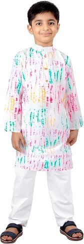 Chandrakala Kids Kurta Set for Boys Indian Ethnic Wear (KK119) in Saudi Arabia