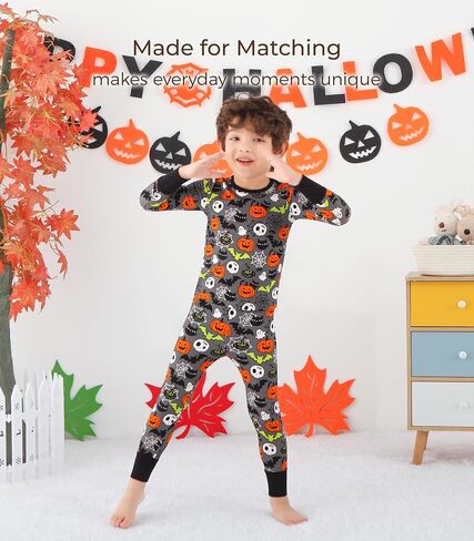 Toddler Boys Girls Clothes-Viscose Made from Bamboo, Long Sleeve Top and Pants Clothing Set Soft 2Pcs Kid Outfit in Kuwait