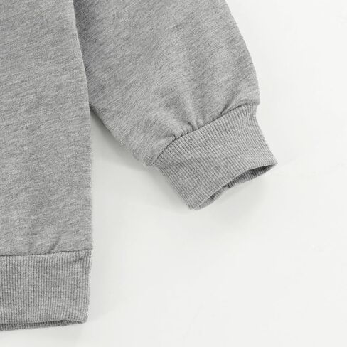 Toddler Boy or Girl Outfits Long Sleeve Plain Crewneck Sweatshirt and Jogger Pants Set for Kids 12 M- 13 Years in Kuwait