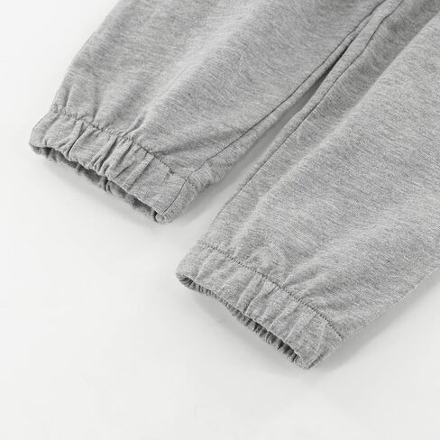 Toddler Boy or Girl Outfits Long Sleeve Plain Crewneck Sweatshirt and Jogger Pants Set for Kids 12 M- 13 Years in Kuwait