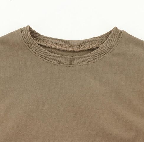 طقم ملابس للأطفال الصغار من الأولاد والبنات بأكمام طويلة وسويت شيرت بياقة دائرية وسروال رياضي للأطفال من عمر 12 شهرًا إلى 13 عامًا in Kuwait