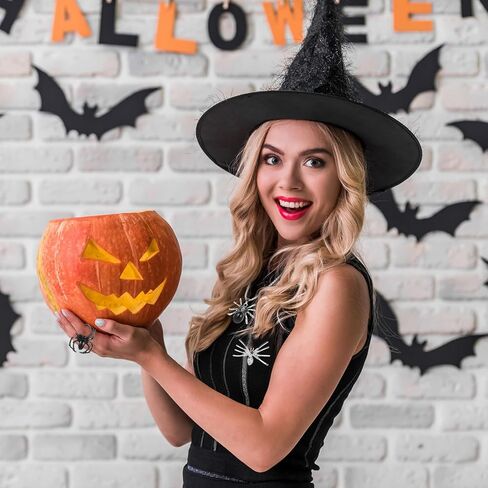 10 Pcs Halloween Women Stud Earrings Spider Rings Necklace Halloween Brooch for Cosplay Party Decorations Favors Halloween Costumes for Women Halloween Costume Accessories in Saudi Arabia