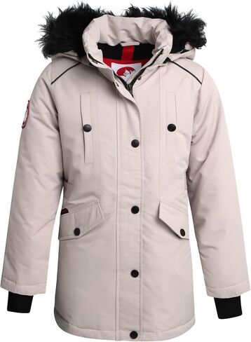 CANADA WEATHER GEAR Girls' Winter Jacket - Stadium Expedition Parka Coat, Fur Trim Hood in Saudi Arabia