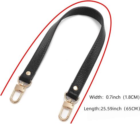 Full Grain Leather Replacement Strap Shoulder Bag Purse,Hand strap Width 0.7 inch，length25.59" (65cm) in Kuwait