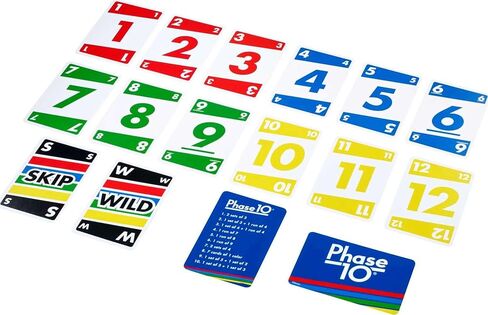 Mattel Games Phase 10 Card Game with 108 Cards, Great Game for Kids, Family or Adult Game Night, Ages 7 Years and Older in Saudi Arabia
