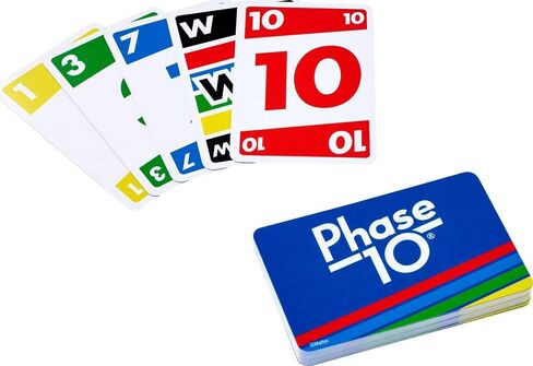 Mattel Games Phase 10 Card Game with 108 Cards, Great Game for Kids, Family or Adult Game Night, Ages 7 Years and Older in Saudi Arabia