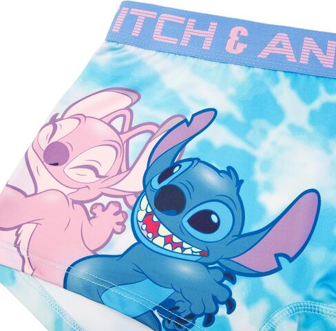 مجموعة ملابس داخلية قصيرة للسيدات من Disney Stitch and Angel Juniors وصدرية رياضية للسيدات بمقاسات Xs-xl in Saudi Arabia