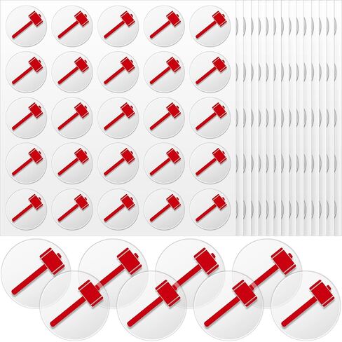 200 Decals Sledgehammer Helmet Award Stickers 1'' Vinyl Baseball Hockey Softball Lacrosse Football Helmet Stickers Self Adhesive Football Helmet Decals in Saudi Arabia