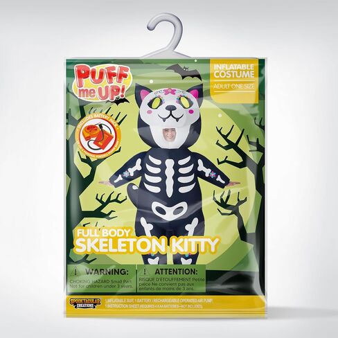 Spooktacular Creations Adults Inflatable Halloween Costume, Cat Blow Up Costume with Gloves Kitty Inflatable Suit in Saudi Arabia