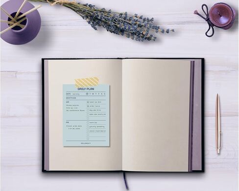 Day By Day Mini Planner Pads, Aesthetic Korean Style Tear-off Planning Pad, Pack of 4 Designs, 100 Sheets each design (Total 400 Sheets), Lovely Assorted Color, Portable Size 3.15 x 4.17", SET_B [ To Do List + Daily Plan + Weekly Plan + Grid Memo Pad ] in Saudi Arabia