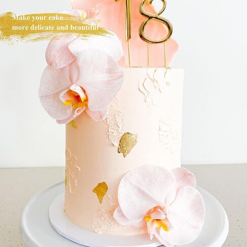 Edible Gold Leaf Sheets 100 pcs 1.7" 24K Facial Care Foil for Skin Care, Cake Baking, Gilding, Cooking, Chocolates, Health & Spa in Saudi Arabia