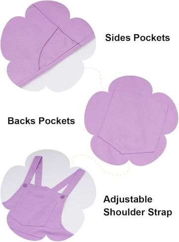 Girls Overalls Sleeveless Adjustable Jumpsuits Kids Casual Loose Romper Cute Long Pants with Pockets 4-14 Years in Kuwait