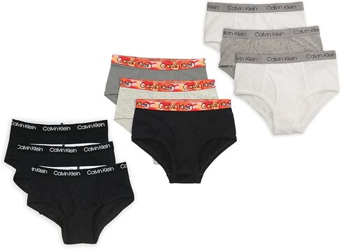 Calvin Klein Boys' Modern Cotton Briefs 9-Pack in Saudi Arabia