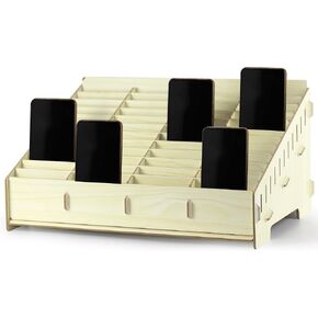 48 شبكة خشبية حامل هاتف الفصول الدراسية سطح المكتب إدارة الهاتف المحمول صندوق تخزين لمكتب المدرسة الفصول الدراسية in Kuwait