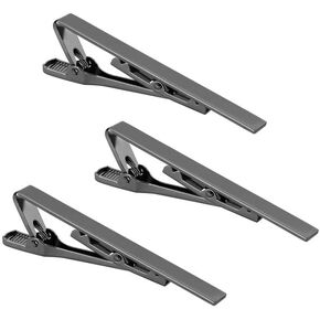 Roctee Tie Clips for Men, 3 Pack Men's Tie Clips Necktie Tie Bars Tie Pins for Men Accessories in Kuwait