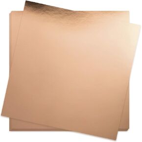 Crafasso Metallic Mirror cardstock, Gold, 12in*12in, 300g, 15sheets in Kuwait