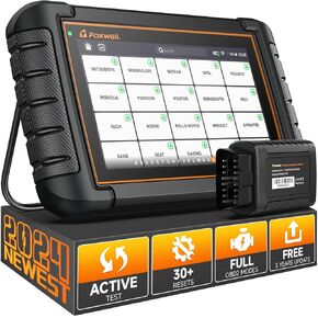 2024 Newest FOXWELL Scanner NT809BT Bidirectional Scan Tool, All System Scanner for Car with 30+ Service Resets, Wireless Diagnostic Scanner for All Vehicles, Accurate Automotive Diagnostic Tools