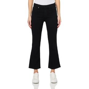 PAIGE Women's Colette Crop Flare Raw Hem Jeans