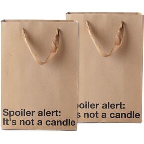 "This Present Doesn't Suck" Funny Gift Bags, 2 piece set