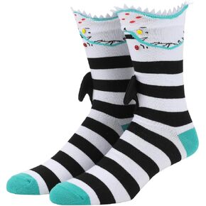 Beetlejuice Sandworms Men’s Casual Crew Socks