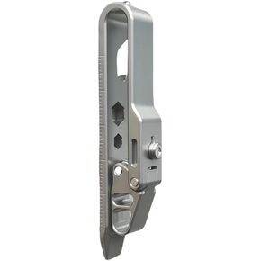 Titanium Gr5 Mortise Lock Design EDC Tools Belt Clip Keychain Clip Multi-tools with Prybar Bottle Opener By BANG TI(Patented)