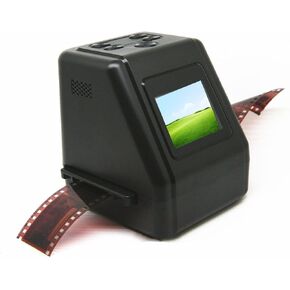 Film Slide Scanner Convert 135 126 110 Films Slides to Negatives Color Black White JPG Photos 22MP with 2.0in LCD Screen, Fast Conversion, Adjust Brightness