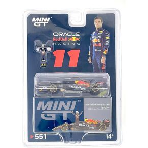 True Scale Miniatures Model Car Compatible with Oracle Red Bull Racing RB18#11 Sergio Pérez 2022 Monaco Grix Winner Limited Edition 1/64 Diecast Model Car MGT00551