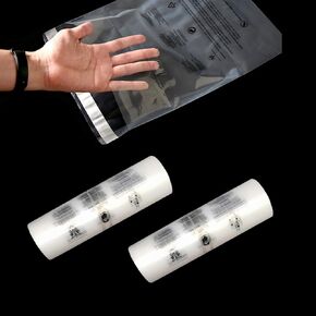 200 Count Self Seal Clear Poly Bags, 12" X 15" T-Shirt Bags with Suffocation Warning, Polybags Shipping Bags for Packaging, Shipping, Clothing, Shirts & Fba