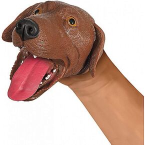 SCHYLLING SC-DGHP Dog Hand Puppet, Assorted Designs and Colours