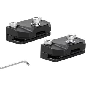 Universal Ditch Light Brackets Hood Mount LED Light Bar Mounting Brackets Hood Hinge Pillar Pod Fog Light Brackets for Car SUV Truck Off-Road Accessories Clamp Holder No Need Drilling