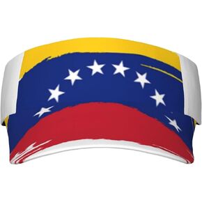 Cute Venezuela Flag Sport Sun Visor Hats Adjustable Ball Caps Empty Top Venezuelan Baseball Sun Cap for Men Women