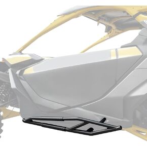Combined Nerf Bars Rock Sliders for Can-Am Maverick R 2024, Steel Tree Kickers Side Bumper Protector Side Steps Brush Guard for Can-Am Maverick R 2024 Accessories, Replace #715007170