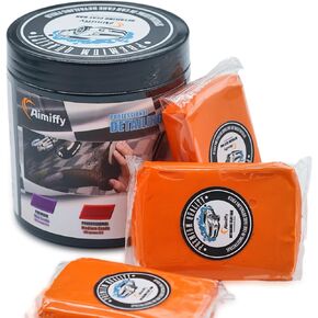 Car Clay Bar 4 Pack 100g Premium Grade Clay Bars Auto Detailing Cleaner Kit, No Scratch Magic Clay Bar Kit Cleaner Car Glass with Washing and Adsorption Capacity for Car Detailing Car Wash Clean