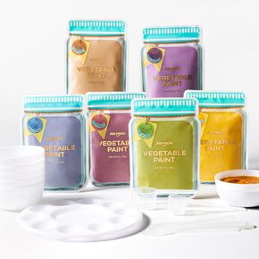 Washable Finger Paints Powder for Toddlers, Safe Powder Paints for Baby's Hand and Feet, Non-Toxic Preschool Art and Craft Supplies