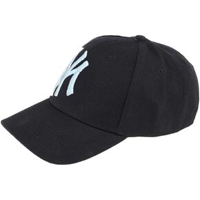 New York Cap for Men and Women | N&Y Crafted from Cotton | Good Material with Exquisite Embroidery | Adjustable Buckle Black