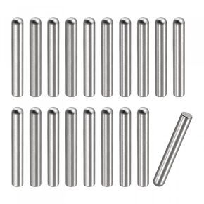 uxcell 5x45mm Dowel Pins, 20pcs 304 Stainless Steel Round Head Flat Chamfered End Dowel Pin Bunk Bed Pins Shelf Pegs Support Shelves Fasten Elements
