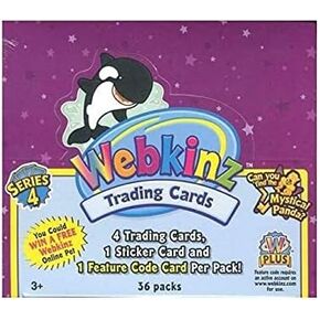 Webkinz Series 4 Trading Cards Booster Box TCG (36 Packs)