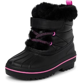 The Children's Place baby girls Faux Fur Trim Snow Boots
